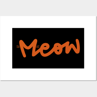 Meow Posters and Art